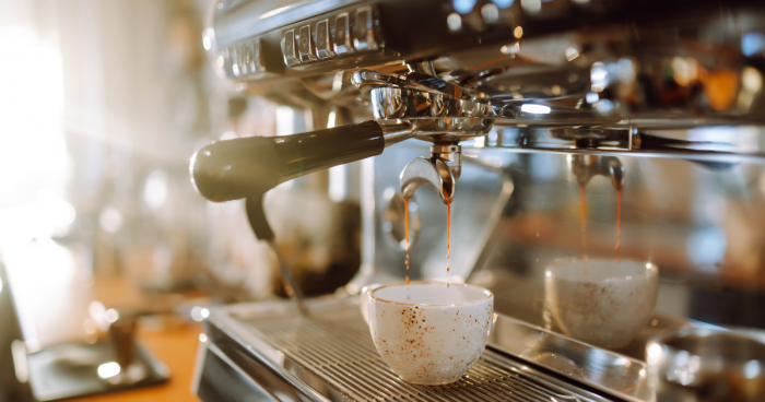 Espresso Shot Pour - Coffee in cup